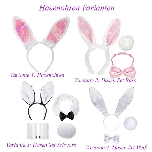 Hasen ohren schwanz - hasen, karneval