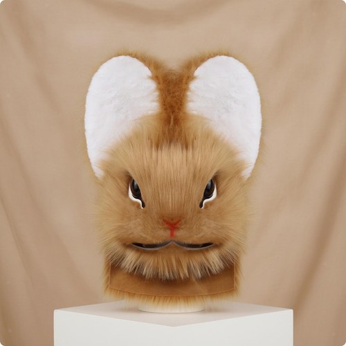 Hasen fursuit kopf weich - hasen-fursuit-kopf,
