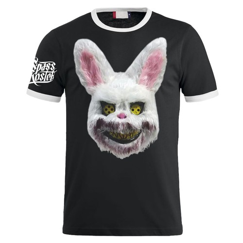Shirt böser hase horror - t-shirt,